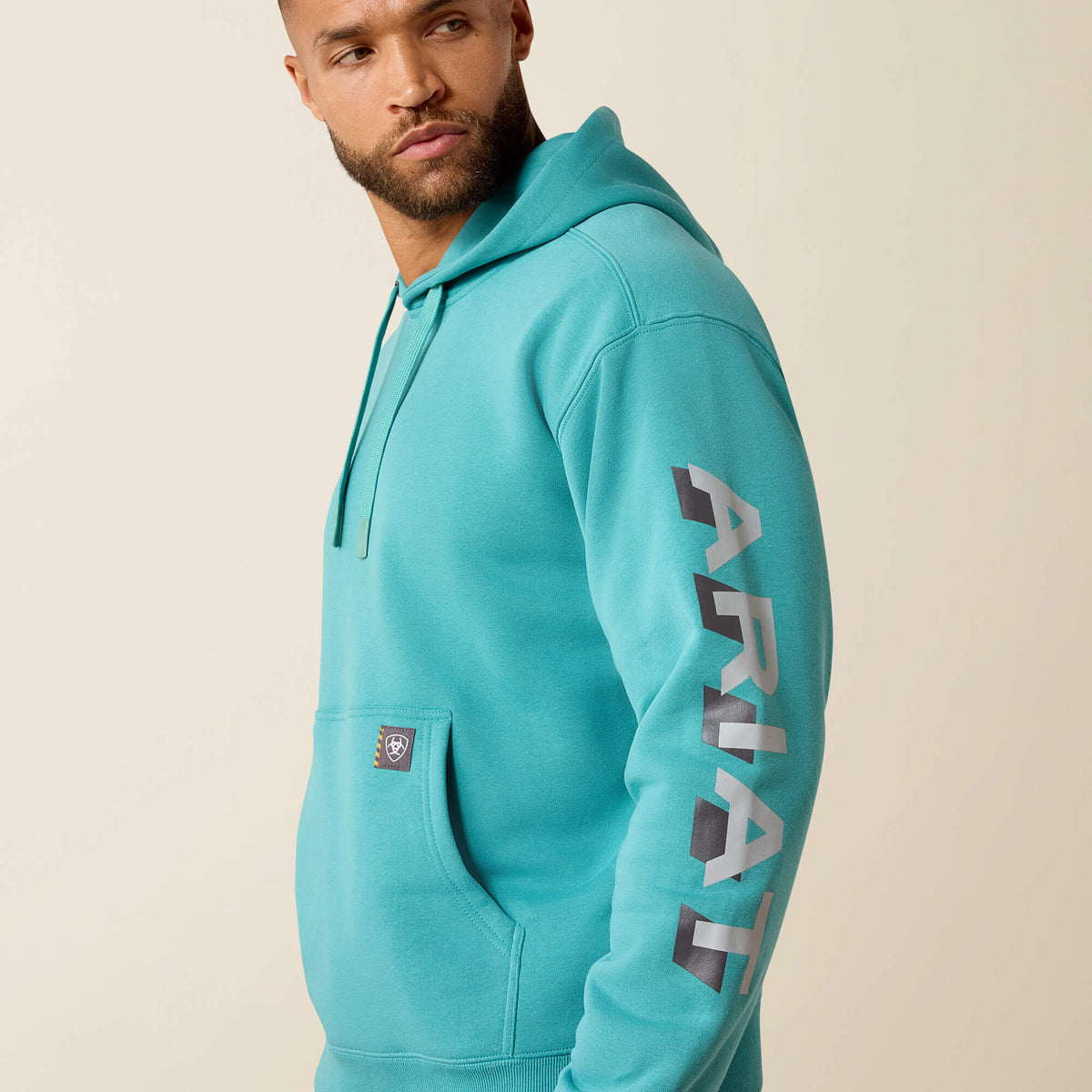 Rebar Lightweight Logo Hoodie - Ariat Trusted