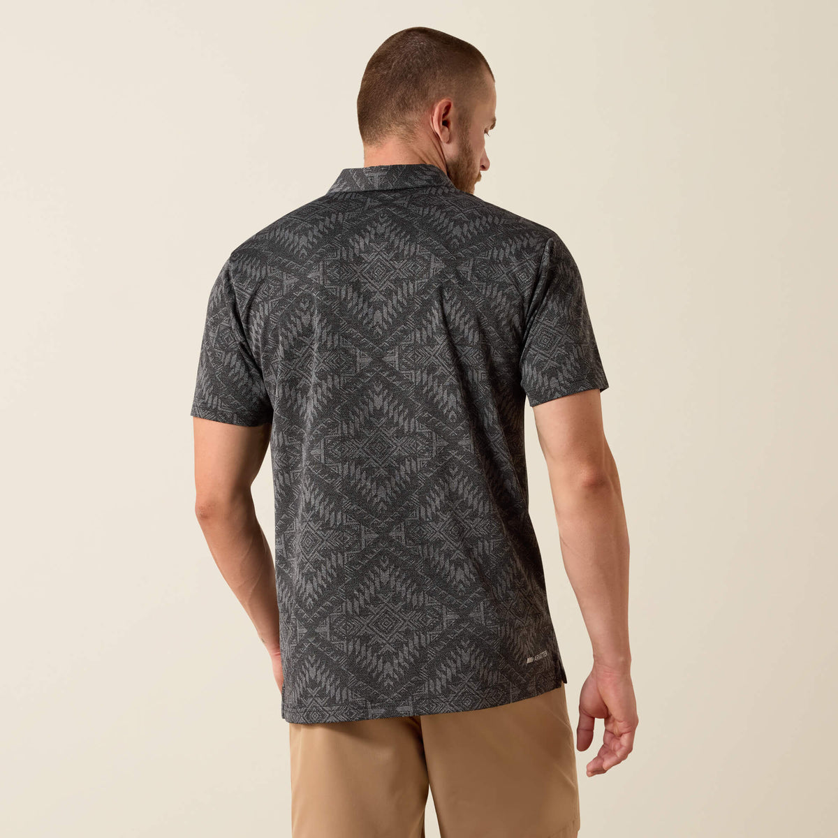 Jacquard Printed Fitted Polo - Ariat Exclusive