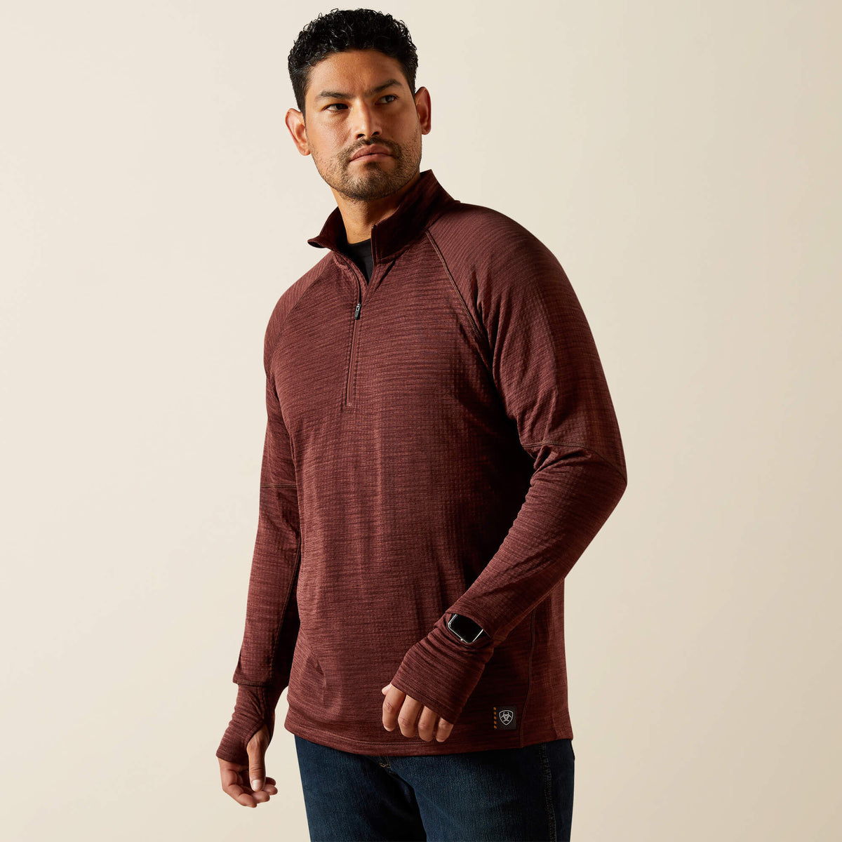 Rebar Gridwork Baselayer 1/4 Zip T-Shirt - Ariat Recommended