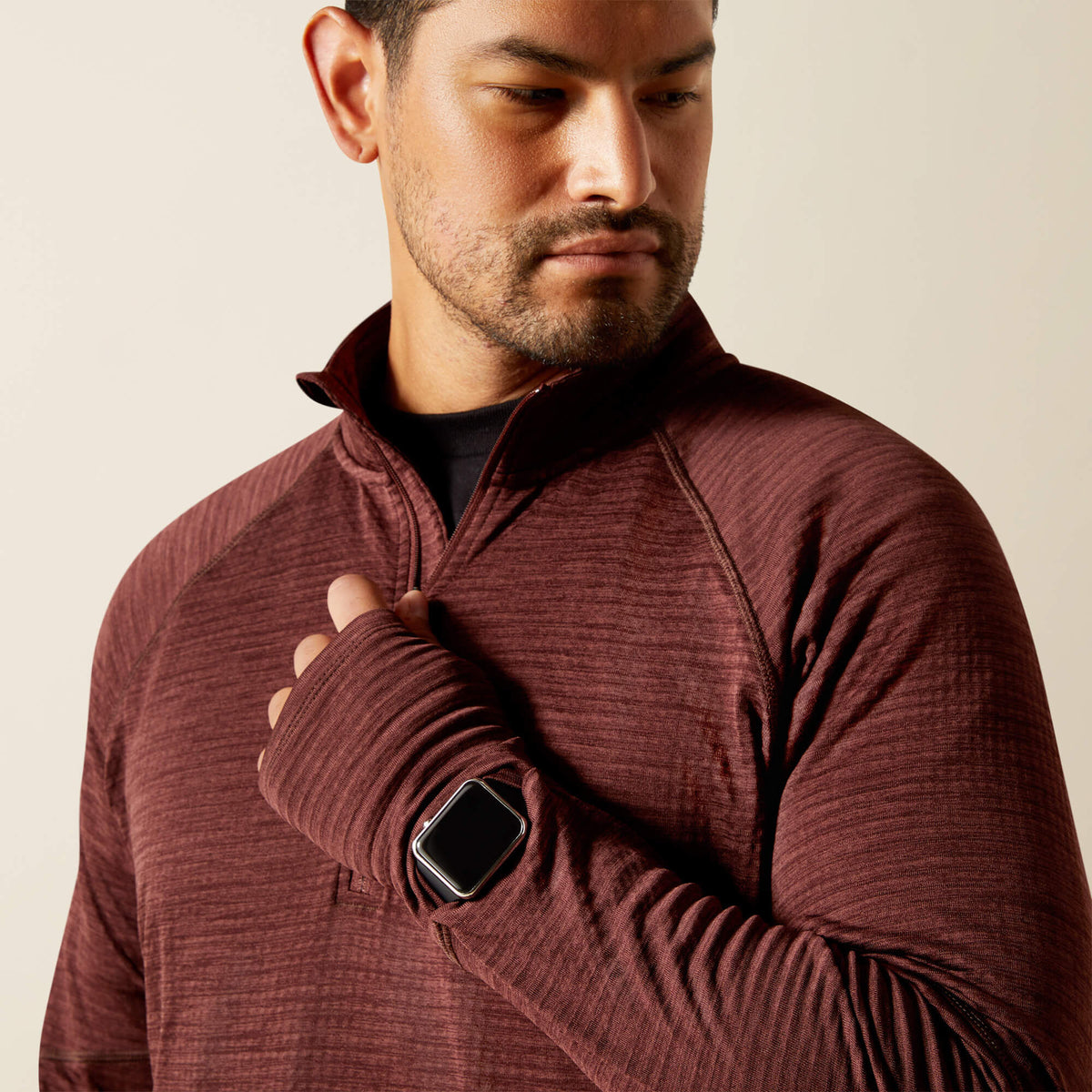 Rebar Gridwork Baselayer 1/4 Zip T-Shirt - Ariat Recommended