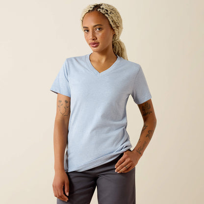 Rebar Cotton Strong Standard V-Neck T-Shirt - Ariat Essential