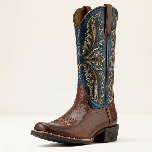 Hustler Narrow Cutter Toe Cowboy Boot - Ariat Exclusive