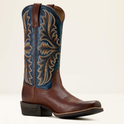 Hustler Narrow Cutter Toe Cowboy Boot - Ariat Exclusive