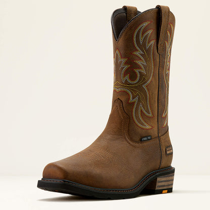 Ironside Square Toe Steel Toe Work Boot - Ariat Featured
