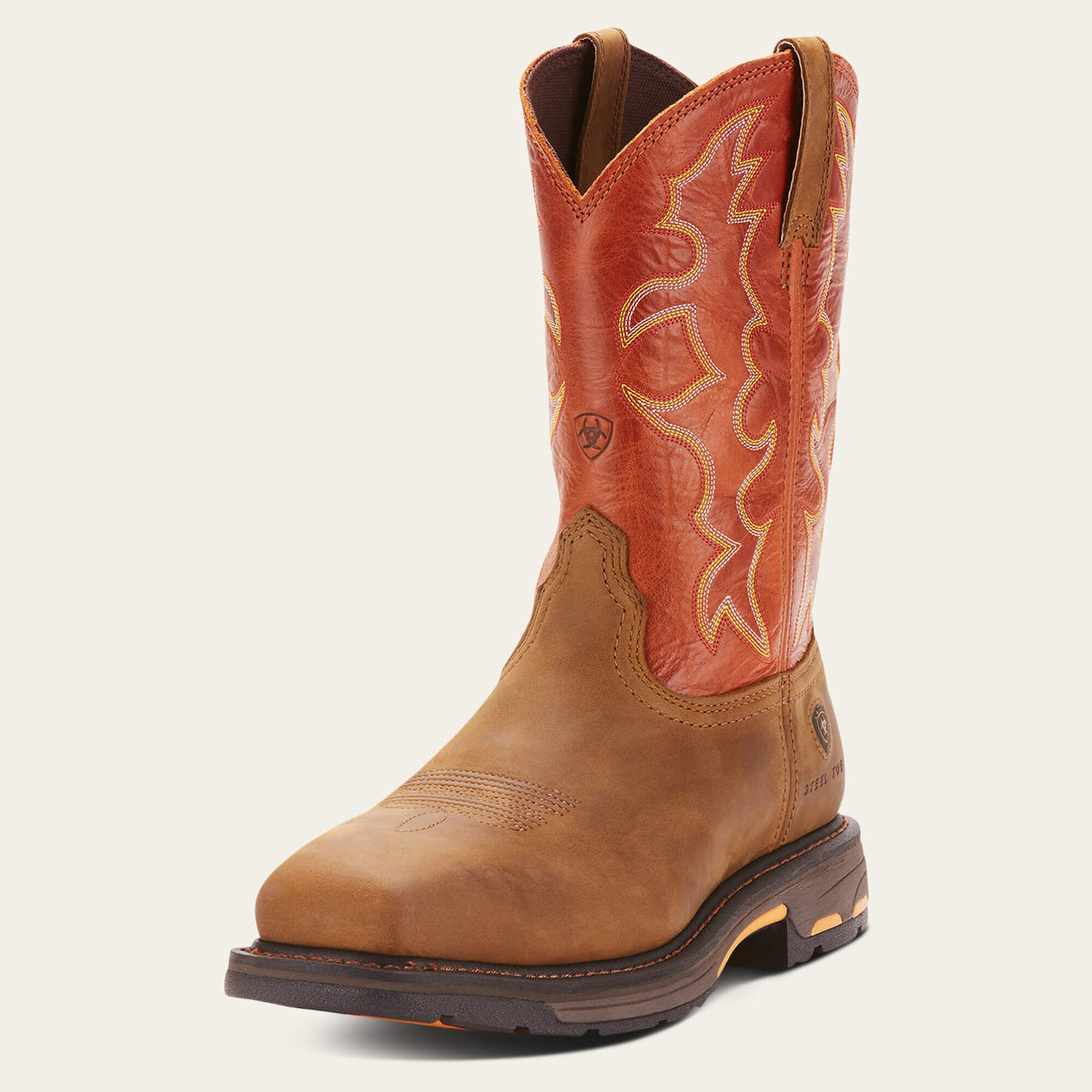 WorkHog Wide Square Toe Steel Toe Work Boot - Ariat Signature