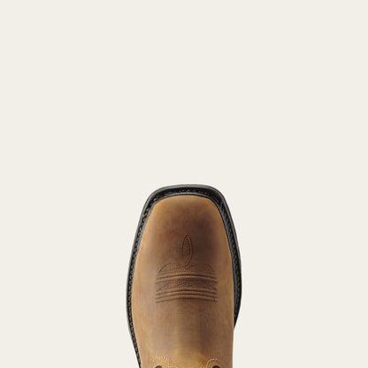 WorkHog Wide Square Toe Waterproof Steel Toe Work Boot - Ariat Smart Buy