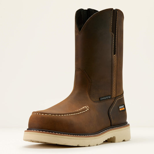 Rebar Lift Pull On Moc Toe Composite Toe Work Boot - Ariat Best Price