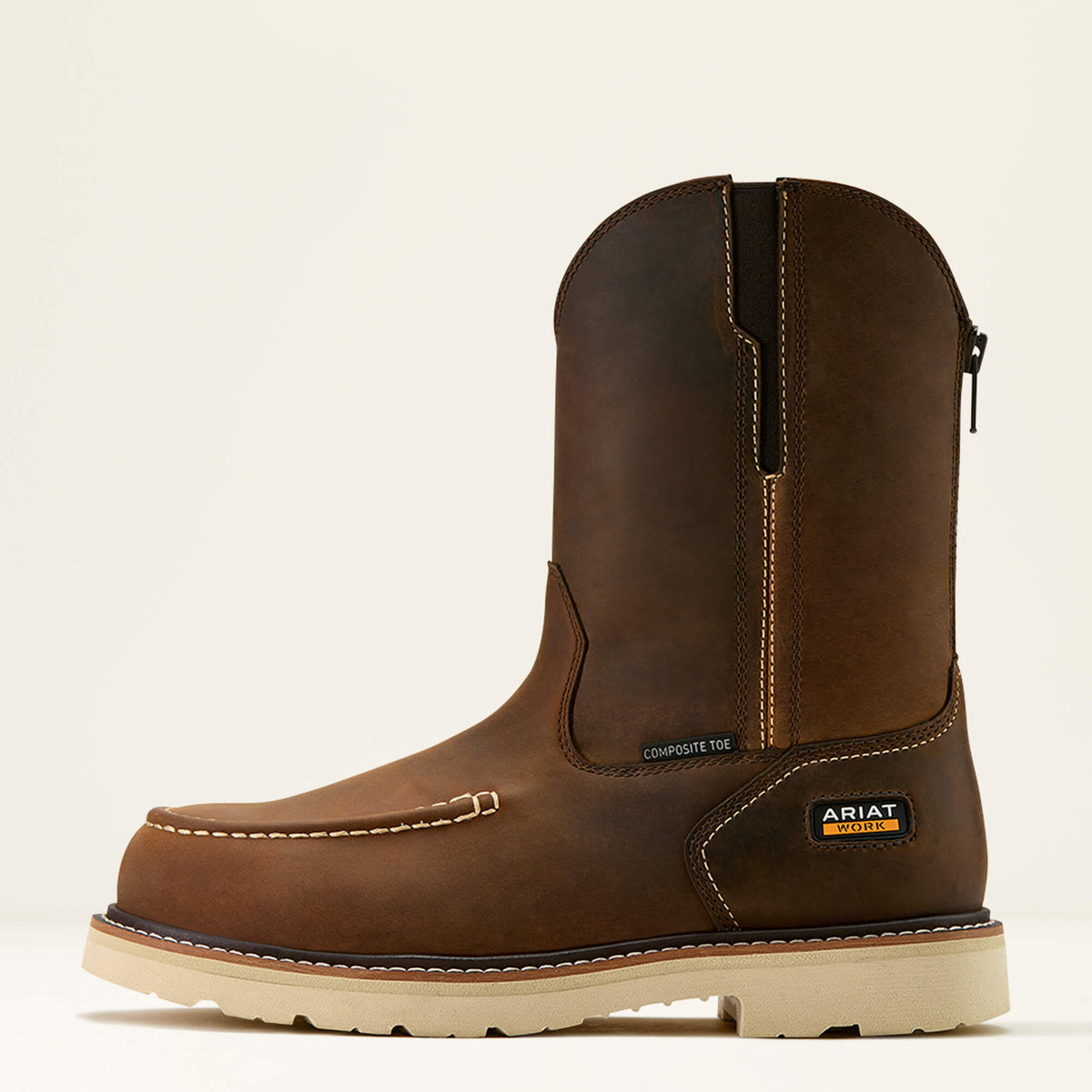 Rebar Lift Pull On Moc Toe Composite Toe Work Boot - Ariat Best Price
