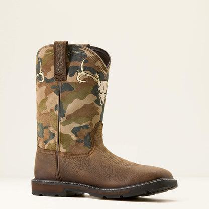 Groundbreaker Antler Waterproof Wide Square Toe Work Boot - Ariat Smart Buy