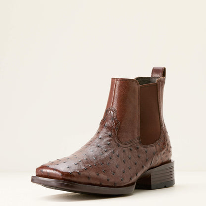 Booker Chelsea Wide Square Toe Western Boot - Ariat Signature