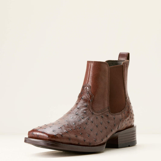 Booker Chelsea Wide Square Toe Western Boot - Ariat Signature
