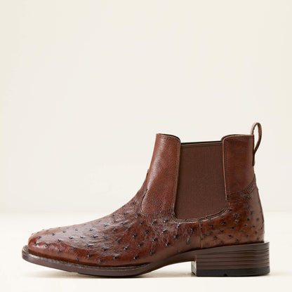 Booker Chelsea Wide Square Toe Western Boot - Ariat Signature