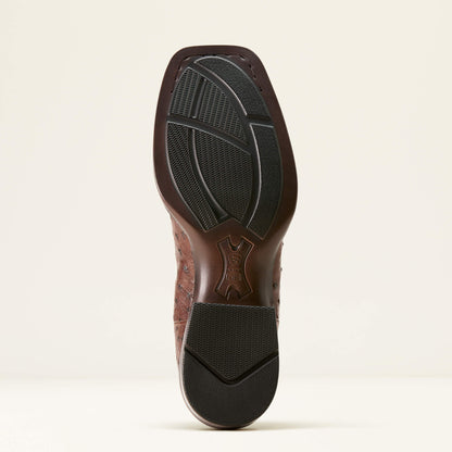 Booker Chelsea Wide Square Toe Western Boot - Ariat Signature