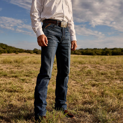 M7 Slim Ray Classic Rise Pro Series Straight Leg Jeans - Ariat Premium