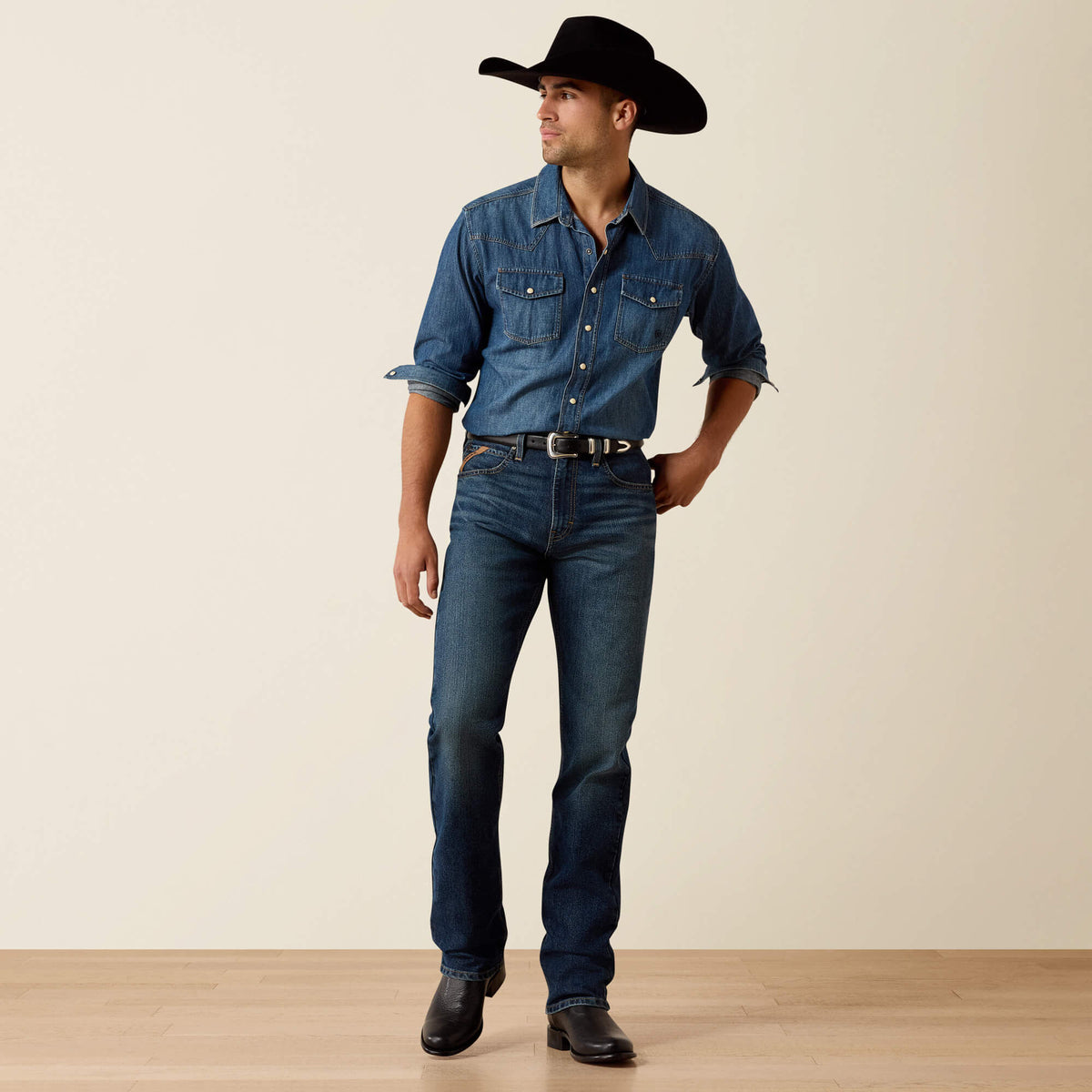 M7 Slim Ray Classic Rise Pro Series Straight Leg Jeans - Ariat Premium