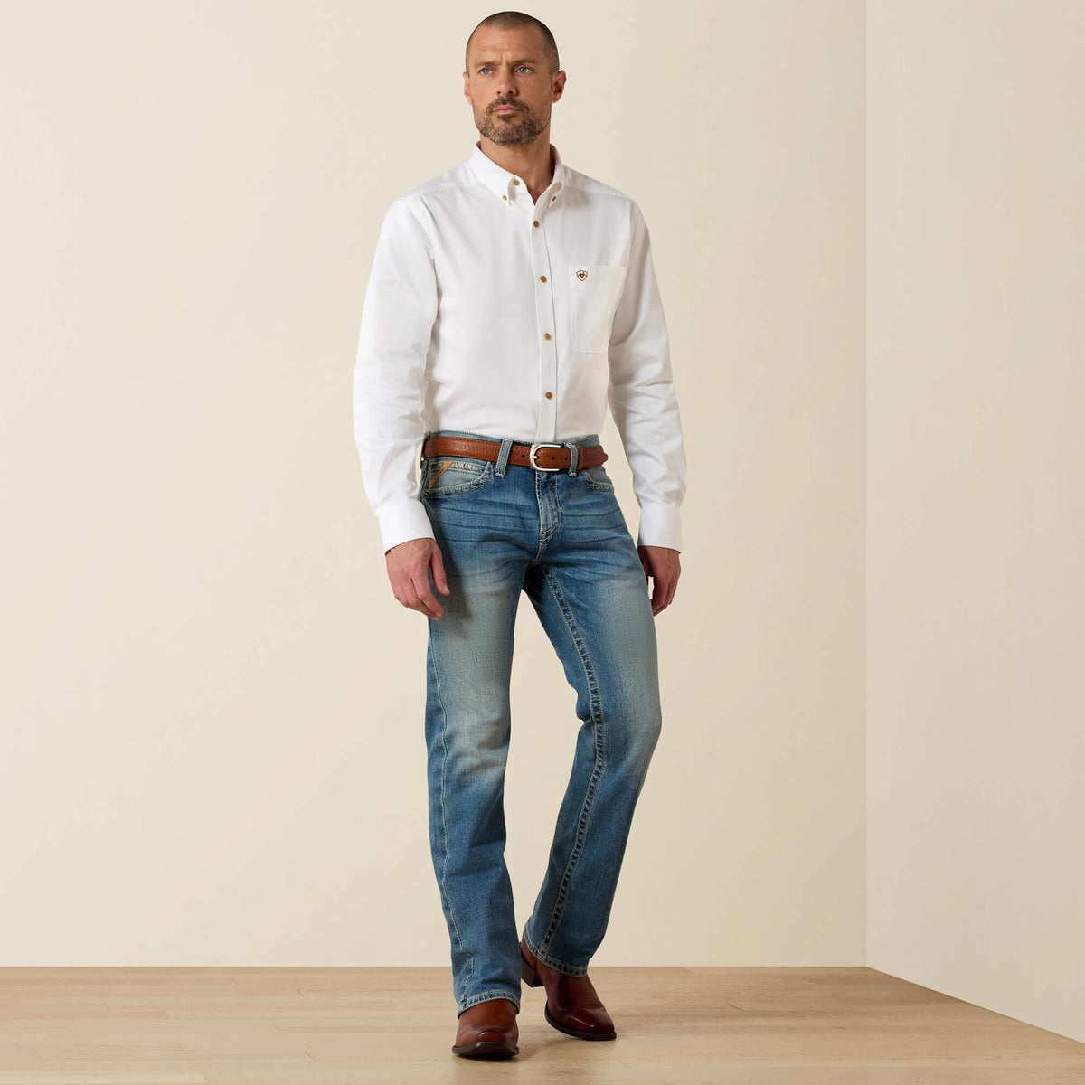 M7 Rocker Stretch Stirling Stackable Straight Leg Jean - Ariat Recommended