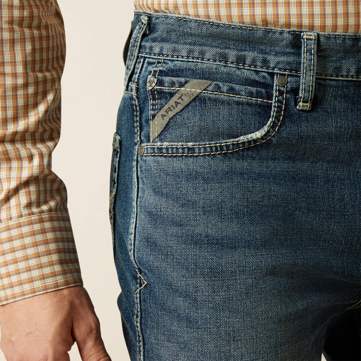 M7 Slim Sawyer Classic Rise Straight Leg Jeans - Ariat Featured
