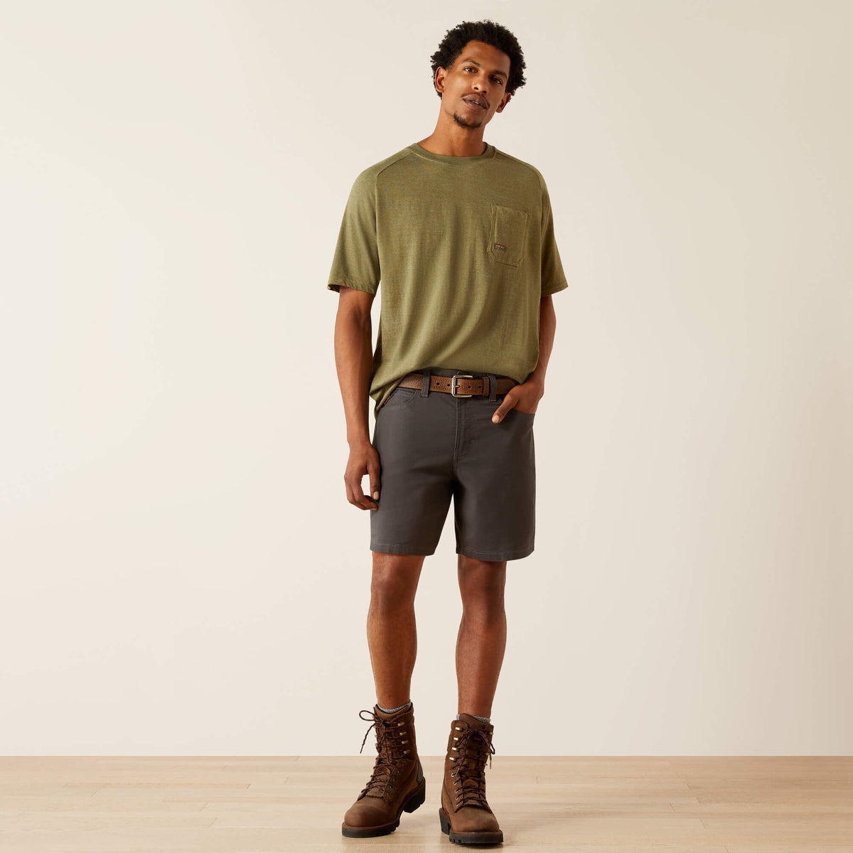 Rebar DuraStretch Made Tough 8" Short - Ariat Featured