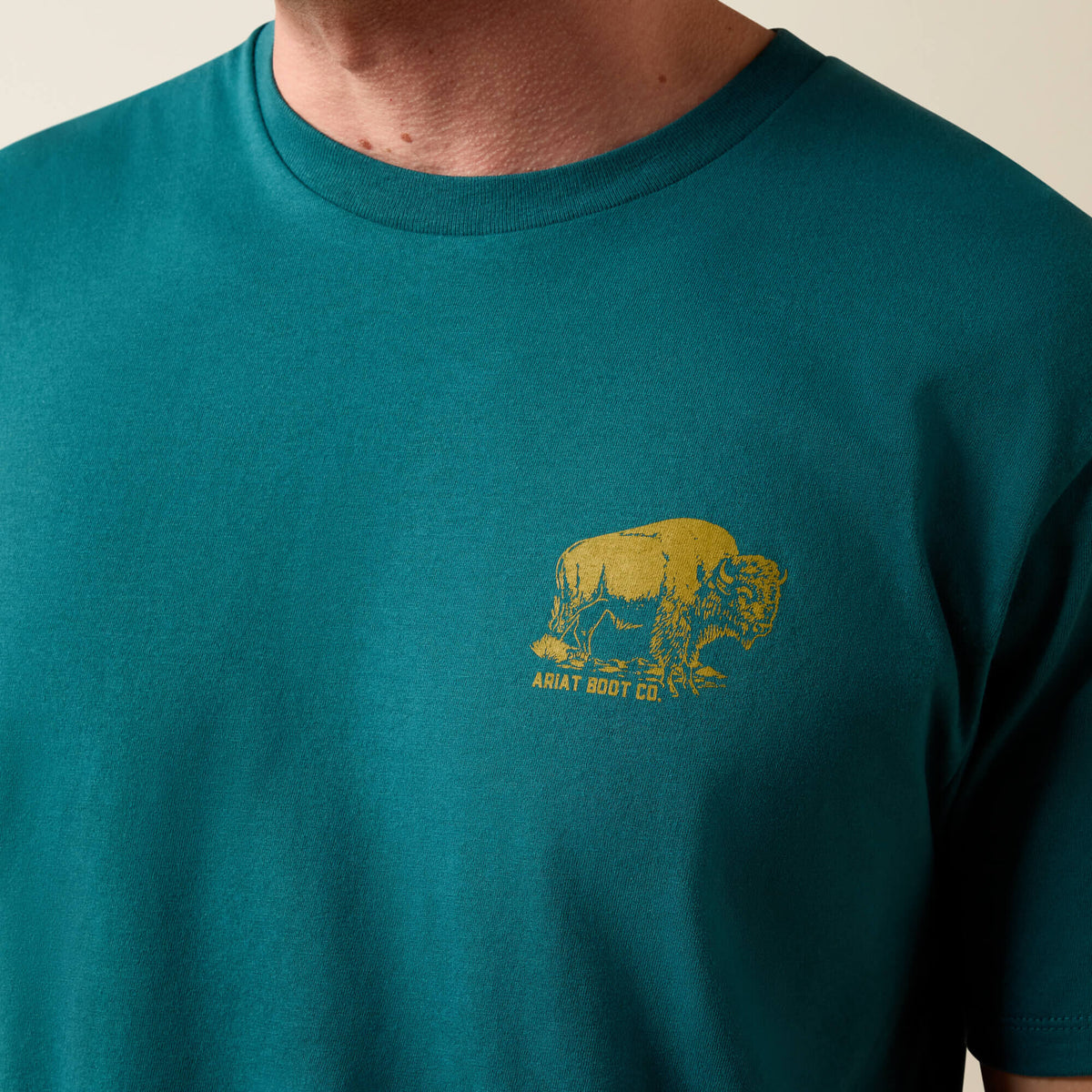 Ariat Bison Wander Flag Classic Fit T-Shirt - Ariat Featured