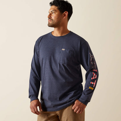 Rebar Cotton Strong Standard Logo Pocket T-Shirt - Ariat Recommended