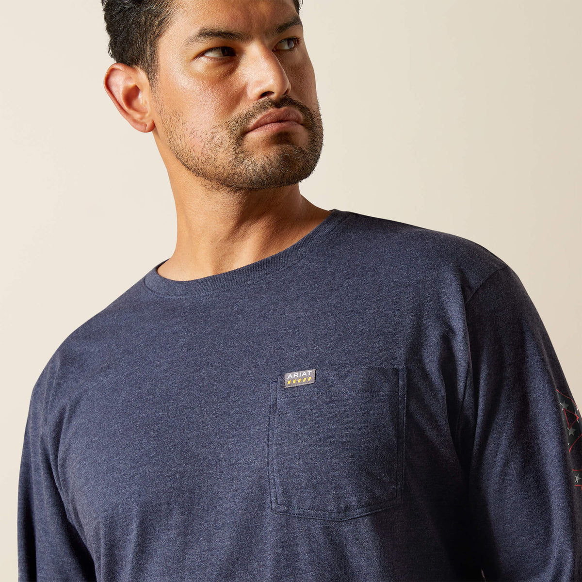 Rebar Cotton Strong Standard Logo Pocket T-Shirt - Ariat Recommended