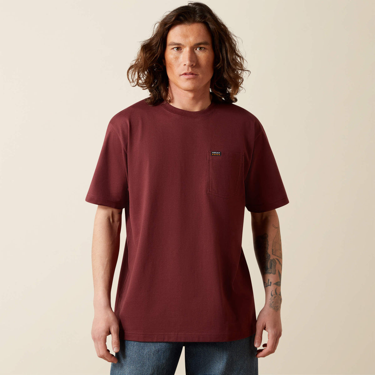 Rebar Cotton Strong Standard Pocket T-Shirt - Ariat Everyday