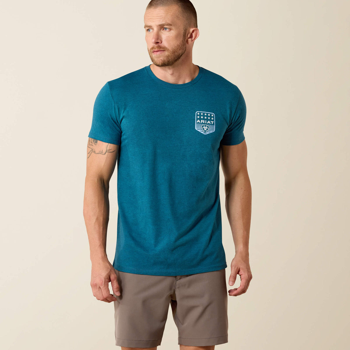 Ariat Stripe Patriotic Badge T-Shirt - Ariat Customer Favorite