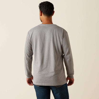 Rebar Cotton Strong Standard Logo Pocket T-Shirt - Ariat Featured