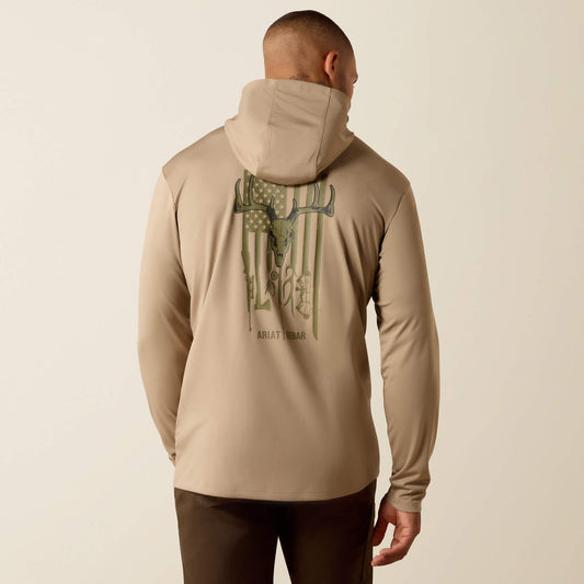 Rebar Sunblocker Outdoor Hooded Classic Fit Long Sleeve T-Shirt - Ariat Top Pick