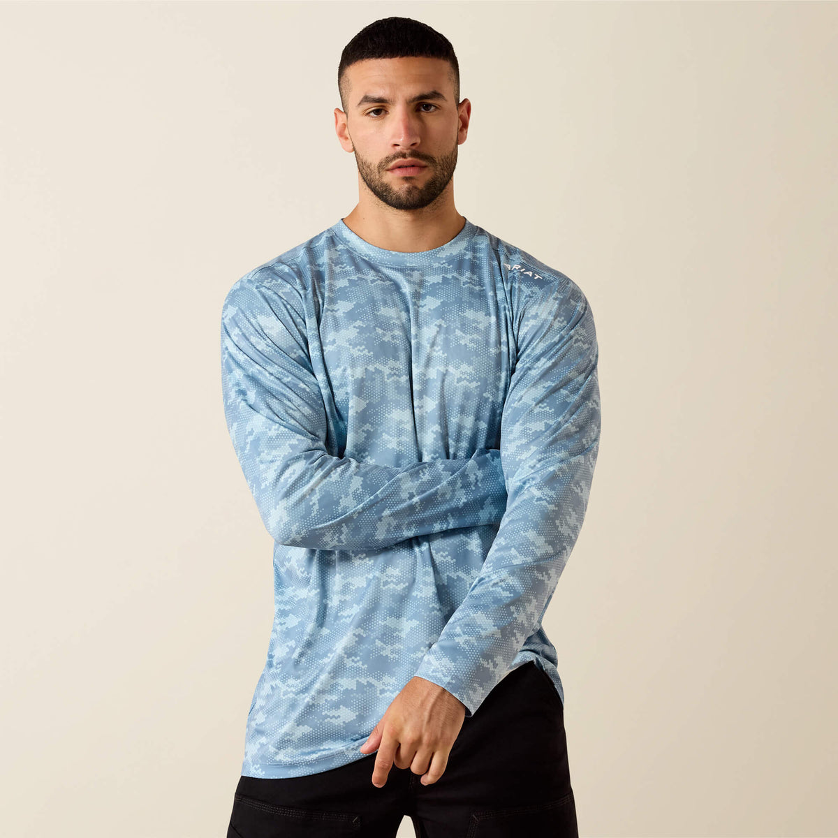 Rebar Sunblocker Printed Long Sleeve T-Shirt - Ariat Signature