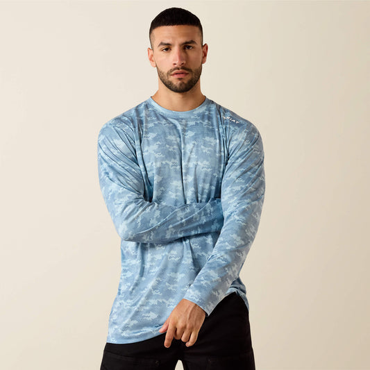 Rebar Sunblocker Printed Long Sleeve T-Shirt - Ariat Signature