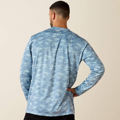 Rebar Sunblocker Printed Long Sleeve T-Shirt - Ariat Signature