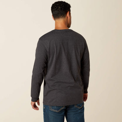 Rebar Cotton Strong Standard Logo Pocket T-Shirt - Ariat Classic