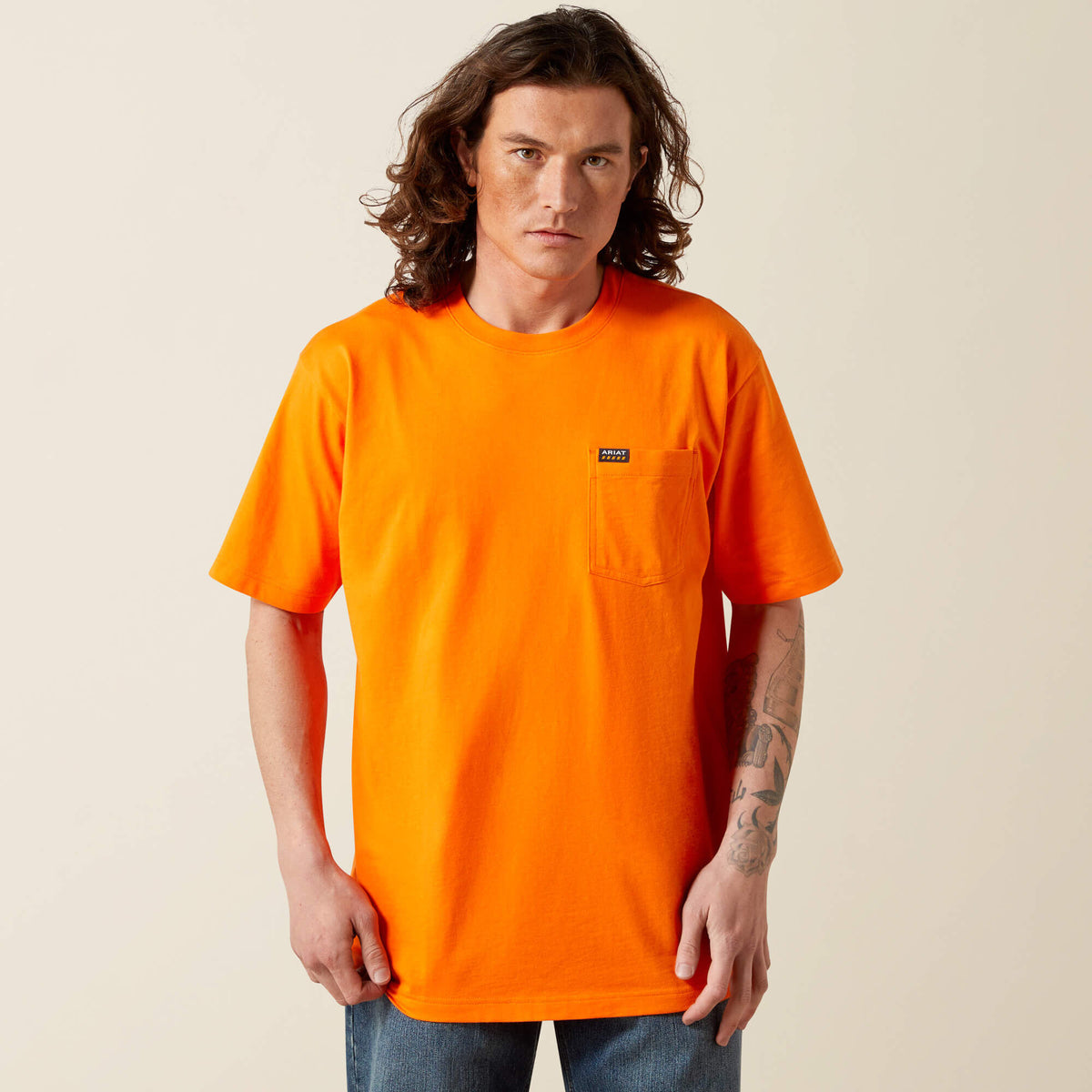 Rebar Cotton Strong Standard Pocket T-Shirt - Ariat Best Seller