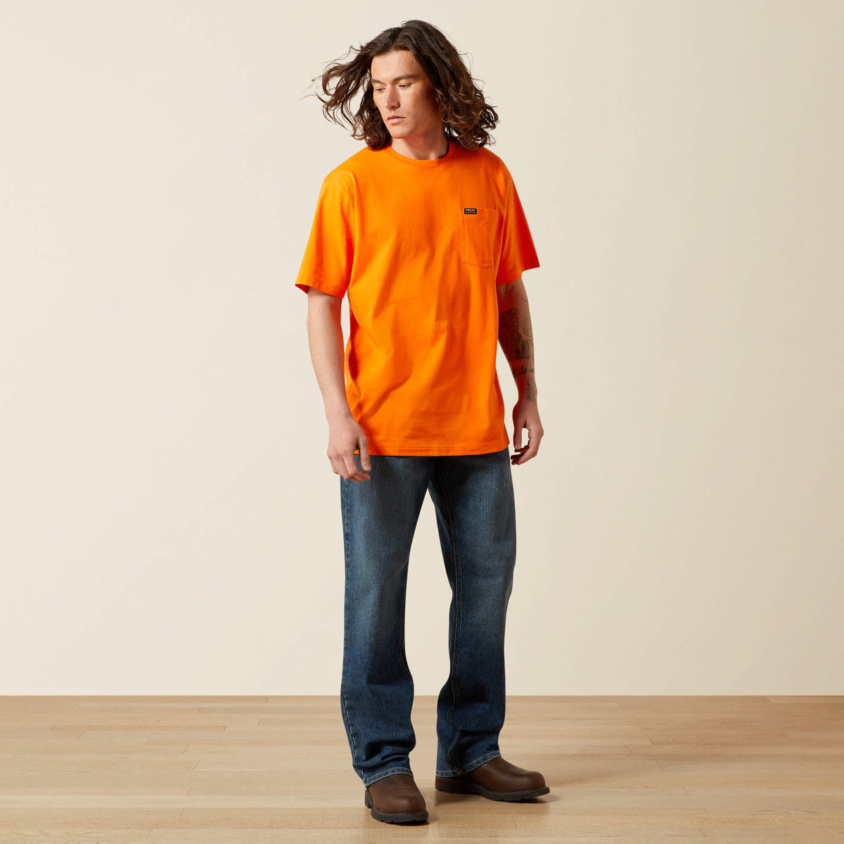 Rebar Cotton Strong Standard Pocket T-Shirt - Ariat Best Seller
