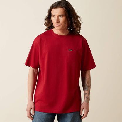 Rebar Cotton Strong Standard Pocket T-Shirt - Ariat Trusted