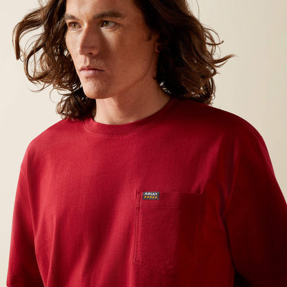 Rebar Cotton Strong Standard Pocket T-Shirt - Ariat Trusted