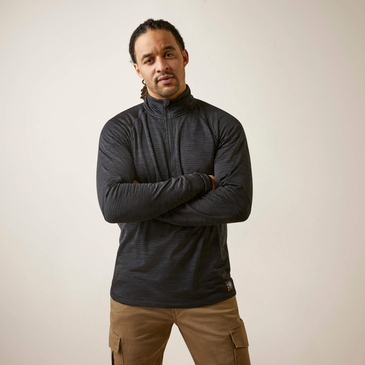 Rebar Gridwork Baselayer 1/4 Zip T-Shirt - Ariat Quality