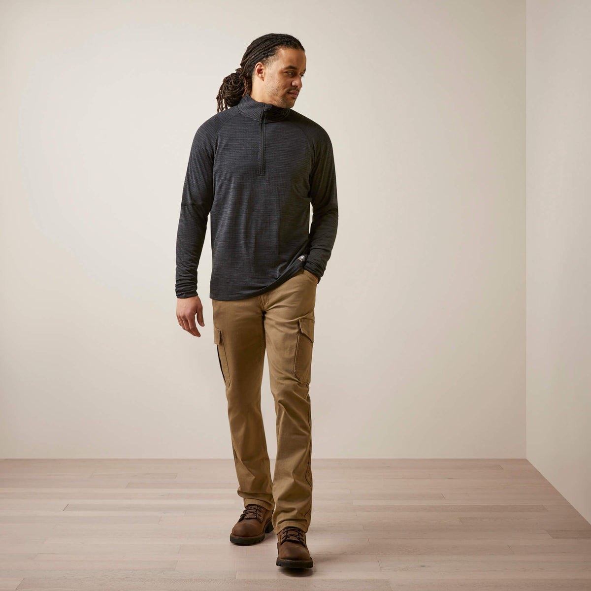 Rebar Gridwork Baselayer 1/4 Zip T-Shirt - Ariat Quality