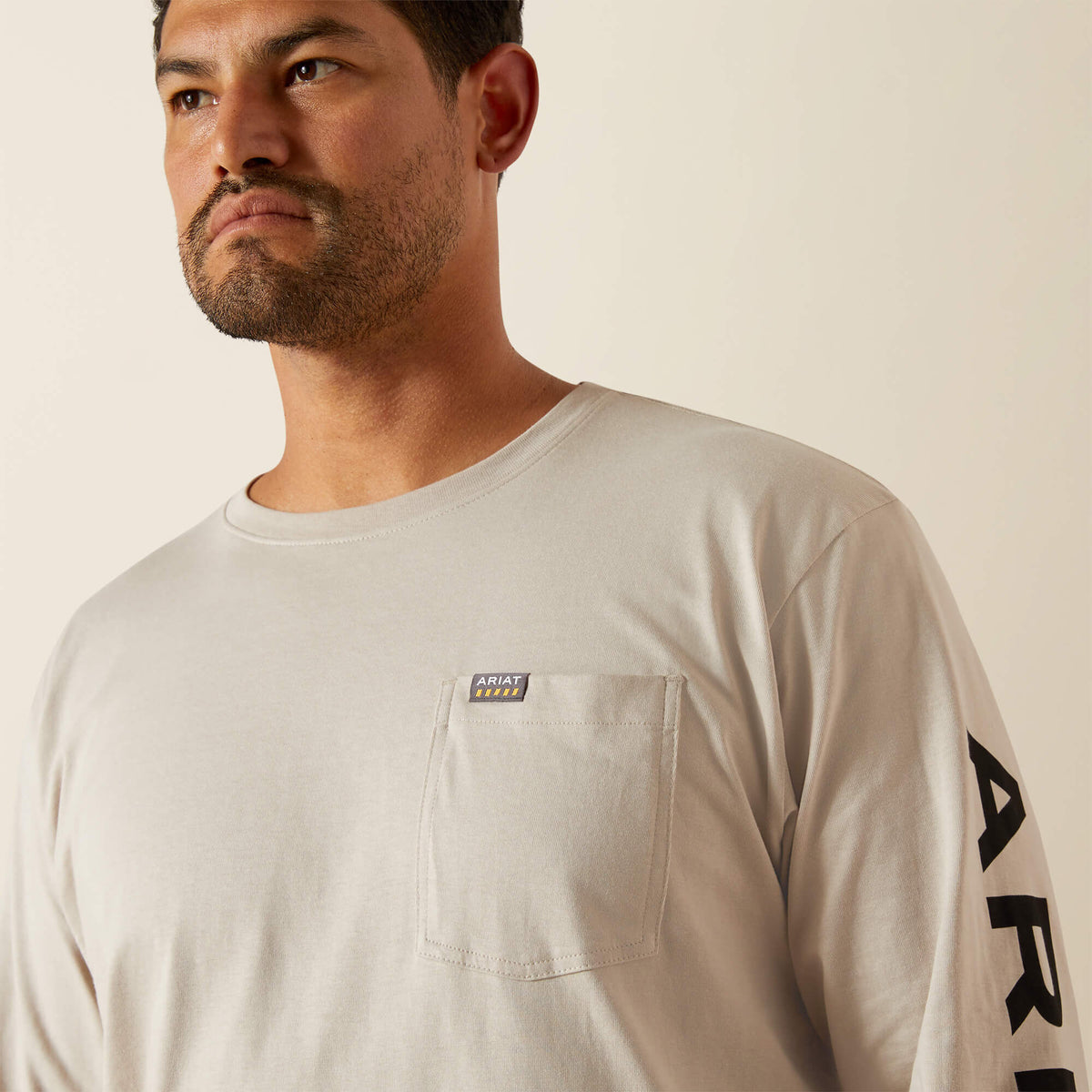 Rebar Cotton Strong Standard Logo Pocket T-Shirt - Ariat Signature