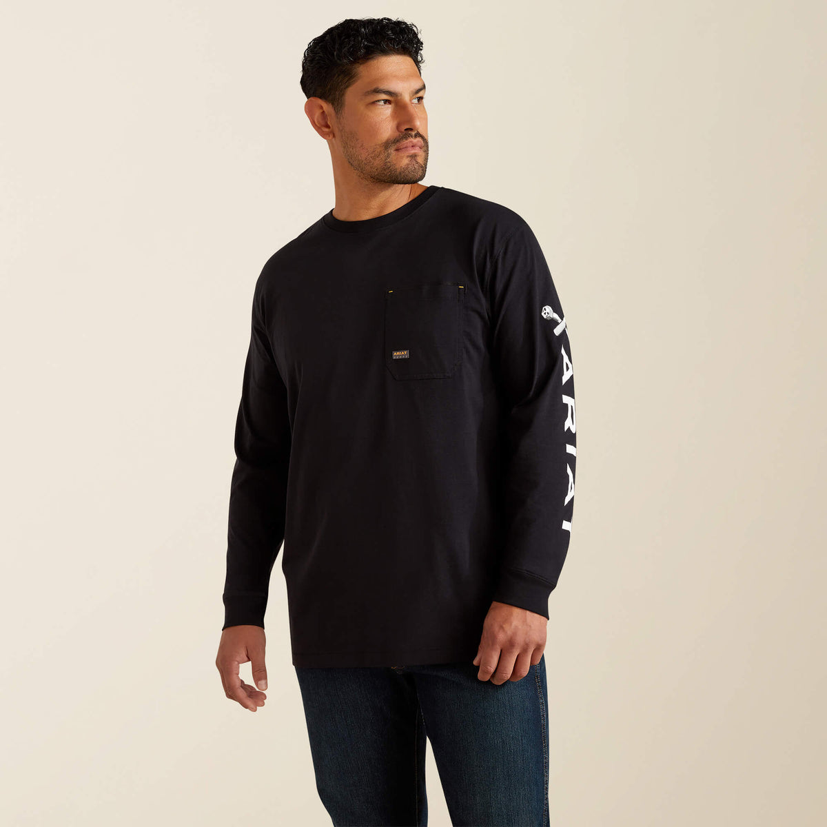 Rebar Workman Bolt Skull T-Shirt - Ariat Exclusive