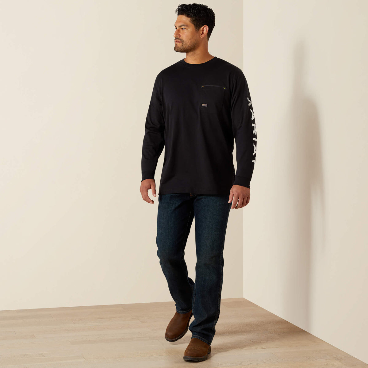 Rebar Workman Bolt Skull T-Shirt - Ariat Exclusive