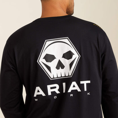 Rebar Workman Bolt Skull T-Shirt - Ariat Exclusive