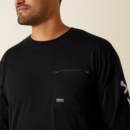 Rebar Workman Bolt Skull T-Shirt - Ariat Exclusive