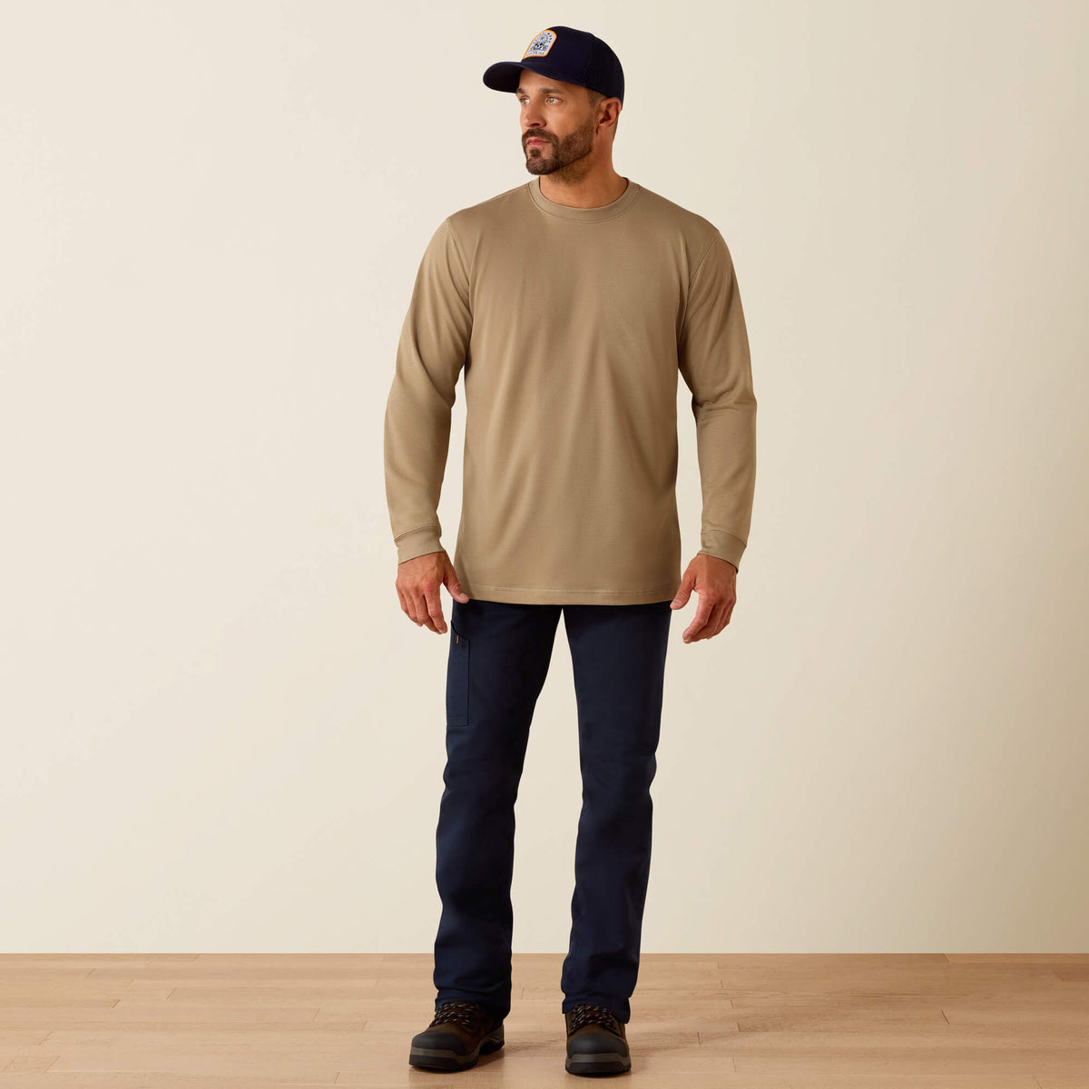 Rebar Heat Fighter Label Long Sleeve T-Shirt - Ariat Discount