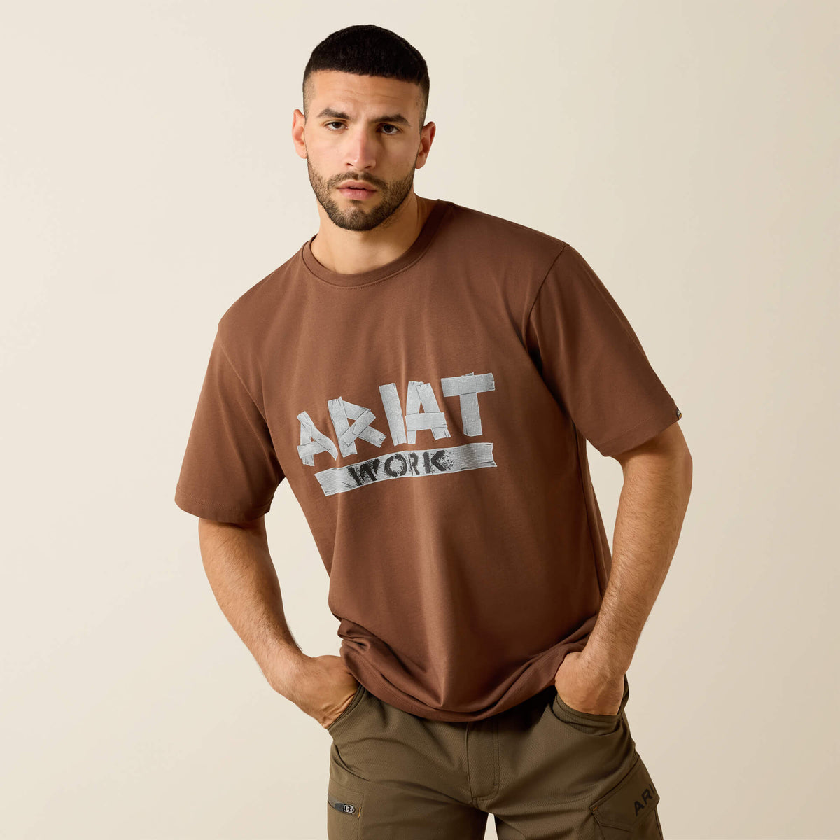 Rebar Cotton Strong Duct Logo T-Shirt - Ariat Great Value