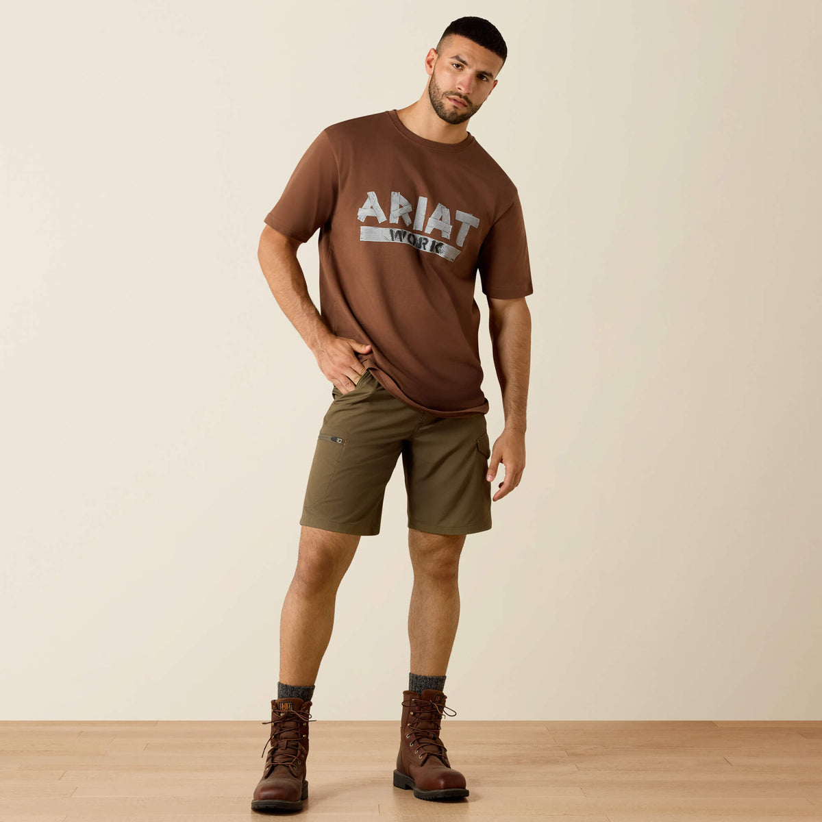 Rebar Cotton Strong Duct Logo T-Shirt - Ariat Great Value