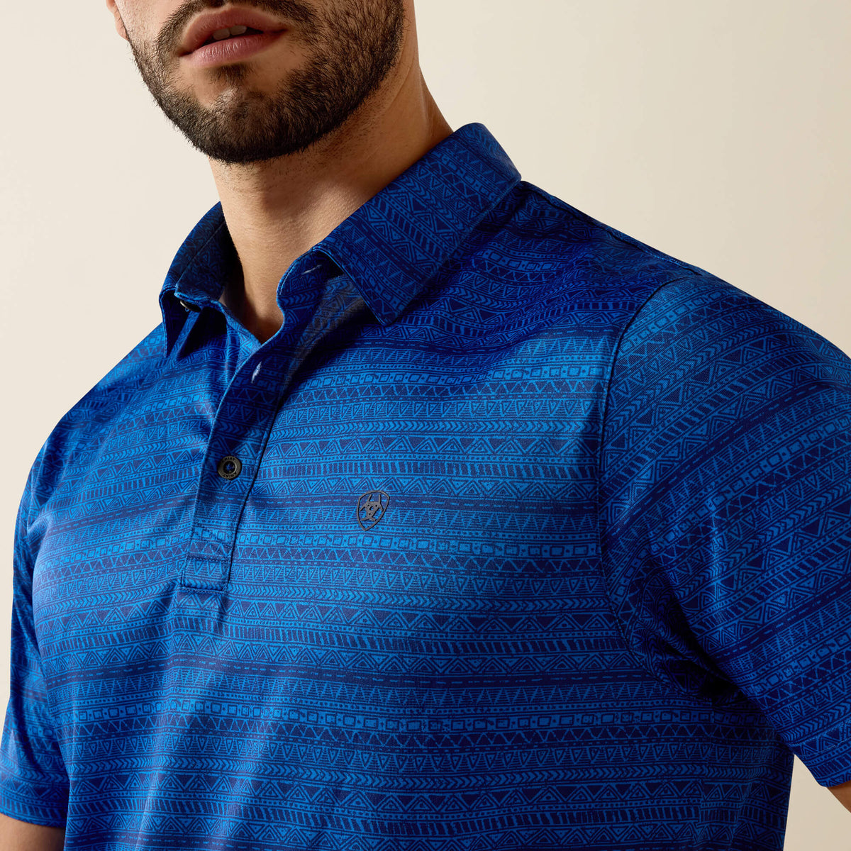 All Over Print Fitted Polo - Ariat Exclusive