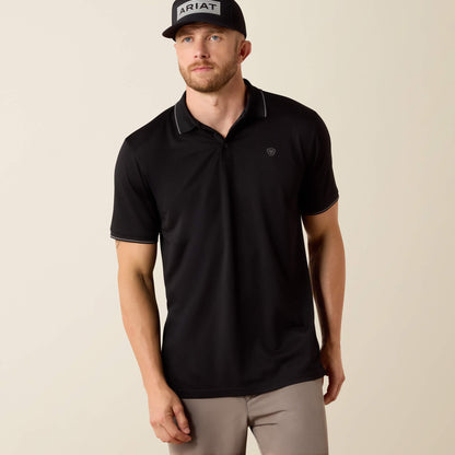 Logo Fitted Polo - Ariat Quality