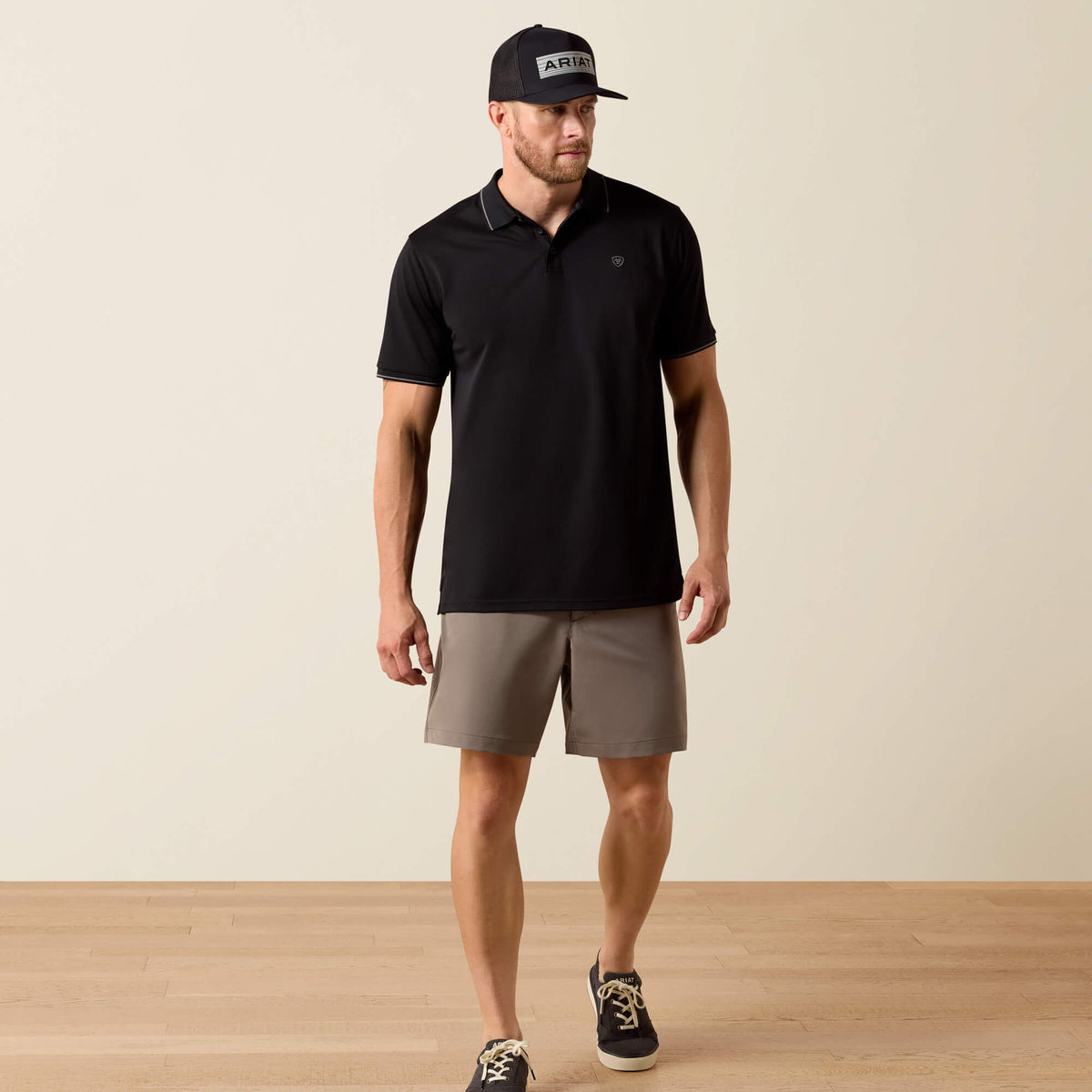 Logo Fitted Polo - Ariat Quality